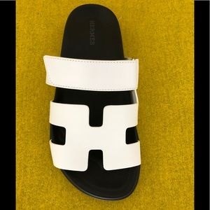 Hermes chypre sandal in blanc